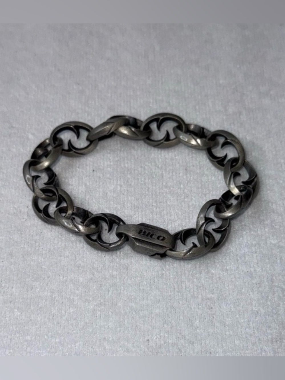 BICO Black Stainless Chain Link Bracelet